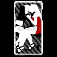 Coque LG Optimus G Illustration bisou lesbienne