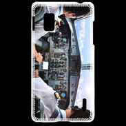 Coque LG Optimus G Cockpit avion de ligne