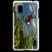 Coque LG Optimus G Hélicoptère R44