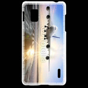 Coque LG Optimus G Atterrissage d'un avion de ligne