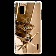 Coque LG Optimus G Femme pilote d'avion