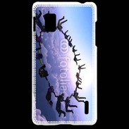 Coque LG Optimus G Formation en cercle de parachutistes