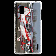 Coque LG Optimus G Biplan rouge et blanc 10