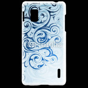 Coque LG Optimus G Fond tribal bleu