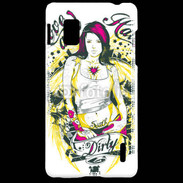 Coque LG Optimus G Tatouage Girl