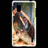 Coque LG Optimus G Tatouage homme sexy