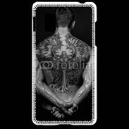 Coque LG Optimus G Tatouage d'un ange dans le dos