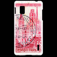 Coque LG Optimus G Timbre 1957 Cathédrale de Rouen
