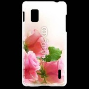 Coque LG Optimus G Belle rose 2