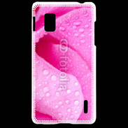 Coque LG Optimus G Pétale de rose
