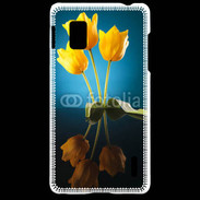 Coque LG Optimus G Miroir de tulipes