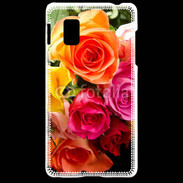 Coque LG Optimus G Bouquet de roses multicouleurs
