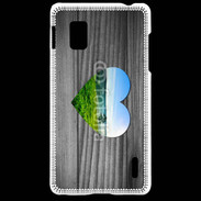 Coque LG Optimus G Coeur de nature