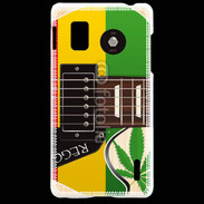 Coque LG Optimus G Guitare Reggae