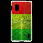 Coque LG Optimus G Feuille rasta