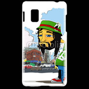 Coque LG Optimus G Rasta caractère