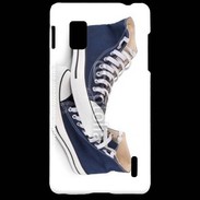 Coque LG Optimus G Paire de converse bleue