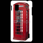 Coque LG Optimus G Cabine téléphonique rouge