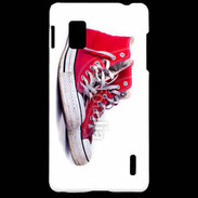 Coque LG Optimus G Chaussure Converse rouge