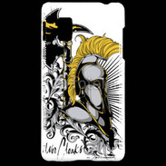 Coque LG Optimus G Hache et Casque