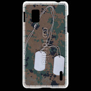 Coque LG Optimus G plaque d'identité soldat américain