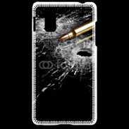 Coque LG Optimus G Impacte de balle dans une vitre