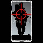 Coque LG Optimus G Soldat dans la ligne de mire