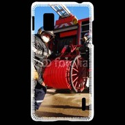 Coque LG Optimus G Pompiers Rangement matériel fin d'incendie