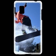 Coque LG Optimus G Saut en Snowboard