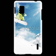 Coque LG Optimus G Saut en Snowboard 2