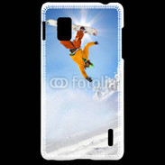 Coque LG Optimus G Saut de snowboarder