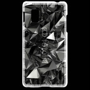 Coque LG Optimus G Fond cristal abstrait