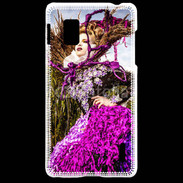 Coque LG Optimus G Femme florale