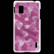 Coque LG Optimus G Camouflage rose