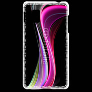 Coque LG Optimus G Abstract multicolor sur fond noir