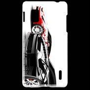 Coque LG Optimus G Voiture noire