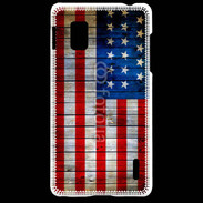 Coque LG Optimus G Drapeau USA Vintage