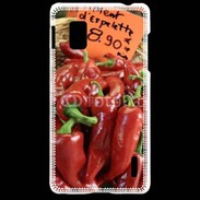 Coque LG Optimus G Piment d'Espelette
