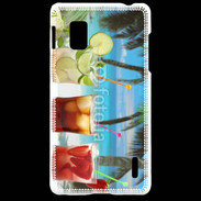 Coque LG Optimus G Cocktail sur la plage