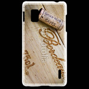 Coque LG Optimus G Bouchon de bouteille de vin Bordeaux