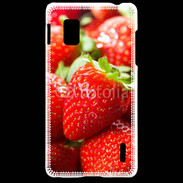 Coque LG Optimus G Fraises en folie