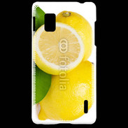 Coque LG Optimus G Citron jaune