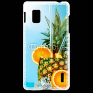 Coque LG Optimus G Cocktail d'ananas