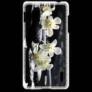 Coque LG Optimus G Orchidée blanche Zen 11