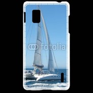 Coque LG Optimus G Catamaran en mer