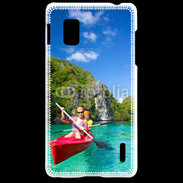 Coque LG Optimus G Kayak dans un lagon