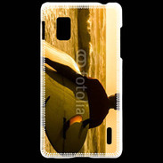 Coque LG Optimus G Surfer à la tombée de la nuit