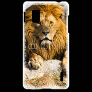 Coque LG Optimus G Tête de lion