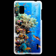 Coque LG Optimus G Poisson et corail