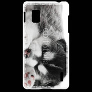Coque LG Optimus G Chiot Husky